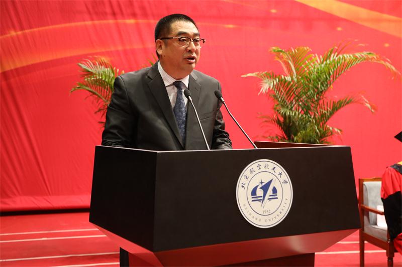 思路決定出路，想法決定干法--科達(dá)潔能董事長邊程出席北航2017-2018學(xué)年研究生畢業(yè)典禮